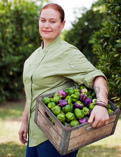 <div style="font-size:0.75em;color:#9c9837">Featured Chef</div> Chef Charleen Badman
