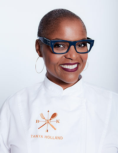 <div style="font-size:0.75em;color:#9c9837">Featured Chef</div>Chef Tanya Holland